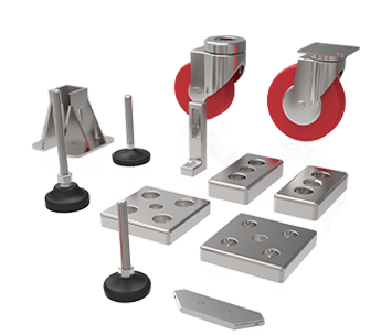 Accessori e Complementi per Profili in Alluminio | Fissaggi, Giunzioni, Supporti – Alea Sistemi